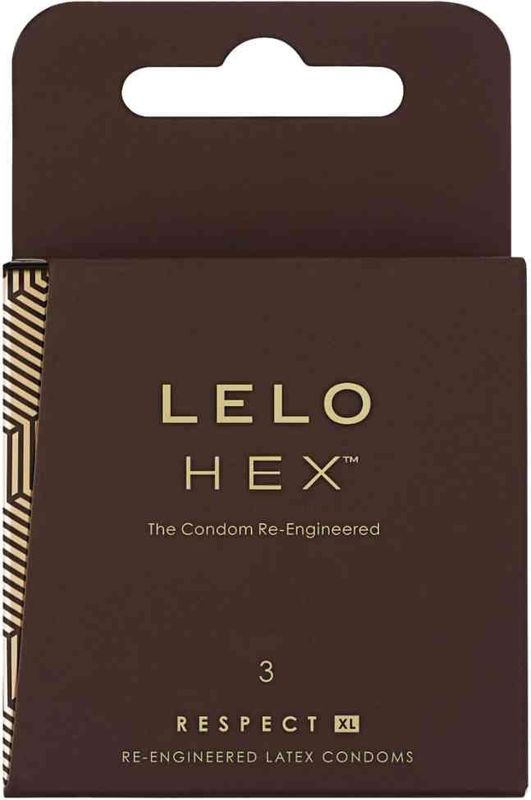 LELO HEX XL Respect Condooms - 3 stuks