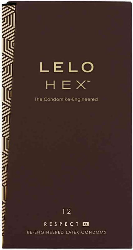 LELO HEX Respect XL Condooms - 12 Stuks