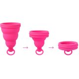 Intimina - Lily Cup One - de opvouwbare menstruatiecup voor beginners, menstruatiecup voor tieners