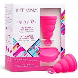 Intimina - Lily Cup One - de opvouwbare menstruatiecup voor beginners, menstruatiecup voor tieners