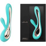 Lelo Soraya 2 vibrator met clitorsstimulator Aqua 22 cm