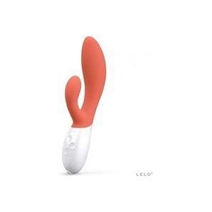 LELO INA 3 rabbitvibrator Coral Red voor vrouwen met 10 trilstanden en waterdicht ontwerp