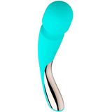 Lelo Smart Wand 2 Medium massagekop en vibrator Ocean Blue 22 cm