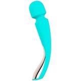 Lelo Smart Wand 2 Medium massagekop en vibrator Ocean Blue 22 cm