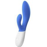 LELO INA WAVE 2 bunnyvibrator California Sky voor vrouwen met Wavemotion-technologie en 12 trilstanden