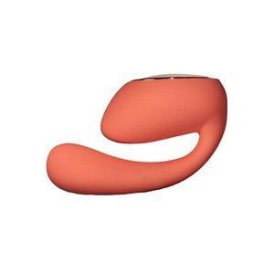 LELO IDA Wave Coral Red dual vibrator voor dames met 2 krachtige motoren en 10 trilstanden