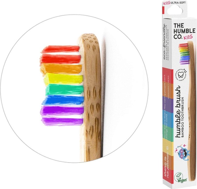 Humble - Kids - Tandenborstel - Biologisch Afbreekbare Bamboe - Extra Zachte Borstelharen