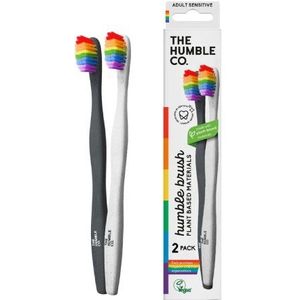 The Humble Co. Proud Edition Plant-based Toothbrush 2-pack Sensitive