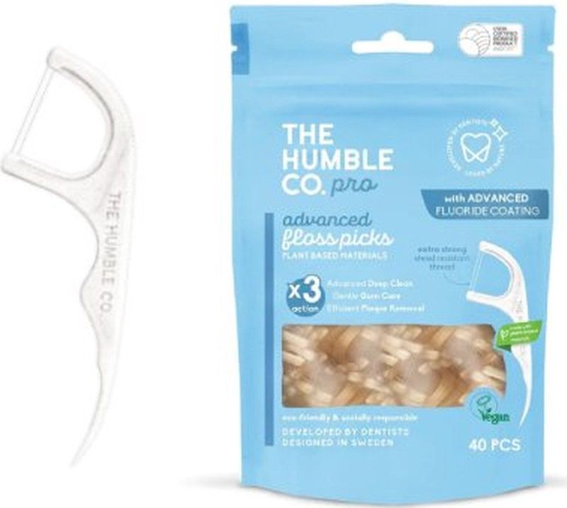 Flosdraad - Tandenflossers - Maïszetmeel - Fluoride Coating