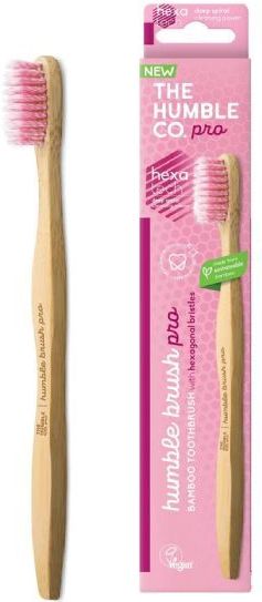 Tandenborstel Bamboe - PRO - Hexatech Spiral - Soft - Paars