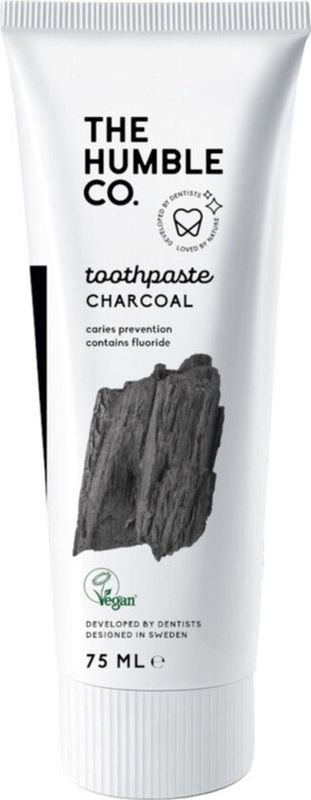 Humble Brush Tandpasta Natural Charcoal 75 ml