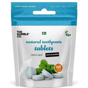 Tandpasta tabletten met fluoride