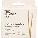 Humble Brush - Wattenstaafjes - Biologisch Katoen - Bamboe - 100 Stuks