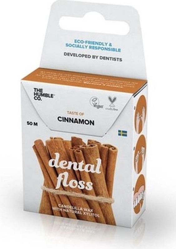 The Humble Co - Dental Floss/ Flosdraad -  Cinnamon/Kaneel