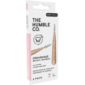 The Humble Co Interdental borstel 0.40 mm roze 6 stuks
