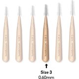 The Humble Co Interdental borstel 0.60 mm blauw 6 stuks