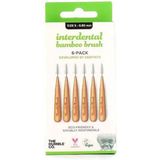 Humble Interdental Bamboe tanden rager borsteltje 6 st - Groen - 0.80 mm