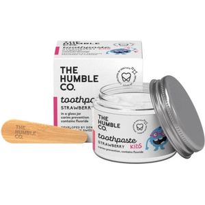 The Humble Co. Natural Toothpaste Kids Natuurlijke Kinder Tandpasta  met Aardbeien Smaak 50 ml
