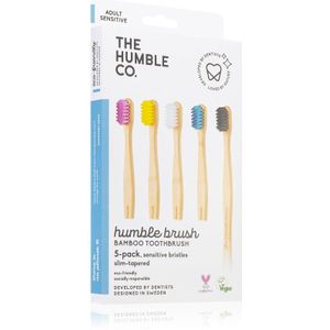 The Humble Co. Brush Adult Bamboo Tandenborstel Extra Soft I. 5 st