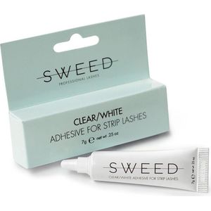 Sweed Core Collection Wimperlijm Beauty Adhesive for Strip Lashes Clear/White 7gr