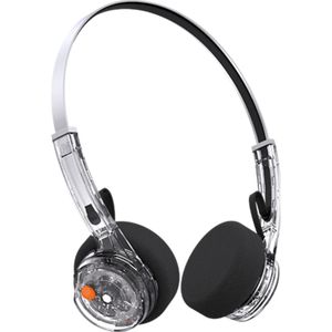 Mondo van Defunc - On-Ear Bluetooth Headset Clear (ANC, 22 h, Draadloze), Koptelefoon, Transparant