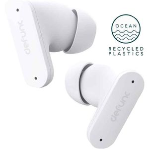 DeFunc koptelefoon | Earbuds | True Anc | In-ear ingebouwde microfoon | Bluetooth | draadloos | wit