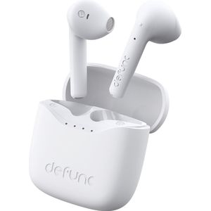 Defunc True Lite Earbuds - Draadloze oordopjes - Bluetooth draadloze oortjes - Met ENC noise cancelling functie - White