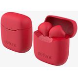 Defunc - True Lite - Draadloze Oordopjes - Rood - Bluetooth - ENC Noise Cancelling