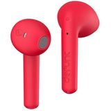 Defunc - True Lite - Draadloze Oordopjes - Rood - Bluetooth - ENC Noise Cancelling