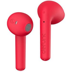Defunc - True Lite - Draadloze Oordopjes - Rood - Bluetooth - ENC Noise Cancelling
