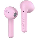 Defunc True Lite Roze - Draadloze Bluetooth 5.3 Hi-FI Stereo Geluid, Aanraakbediening, Ingebouwde Microfoons, 20 uur Afspeeltijd, USB-C Opladen, voor iOS en Android telefoon