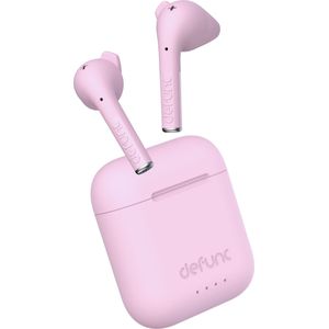 DeFunc koptelefoon | Earbuds | True Talk | In-ear ingebouwde microfoon | Bluetooth | draadloos | roze