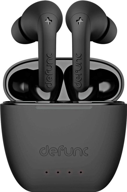 Defunc - D4321 - Draadloze Oordopjes - Zwart - Silicone Oortips