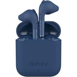 Defunc True Go Slim Blauw - Draadloze Headset - Een Bluetooth 5.0 Stereo Headset - Hoge geluidskwaliteit - 22 uur batterijduur