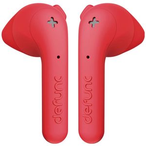 Defunc True Basic - Draadloze Oordopjes - Rood - Bluetooth