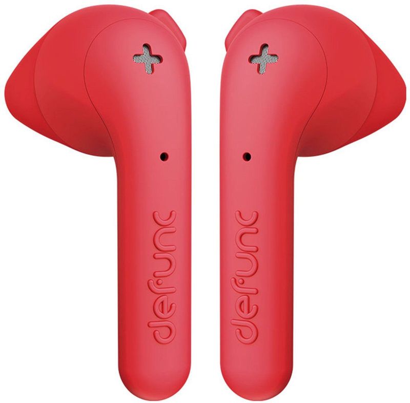 Defunc True Basic - Draadloze Oordopjes - Rood - Bluetooth