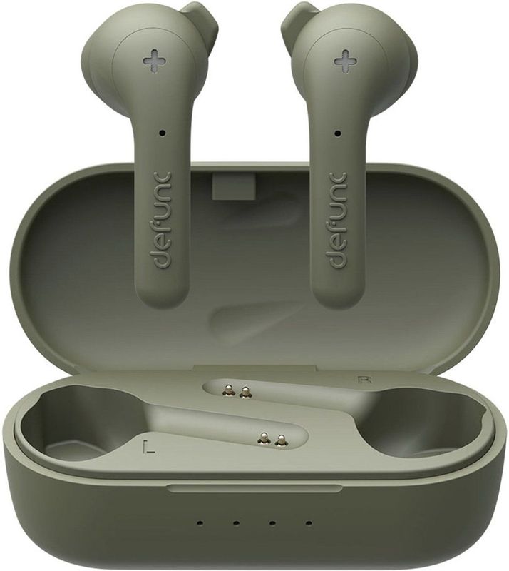 Defunc - Basic - Draadloze Oordopjes - Groen - Bluetooth