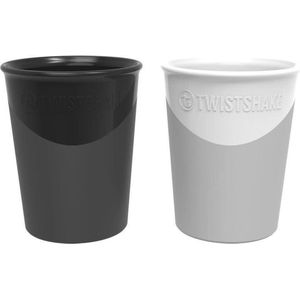 Twistshake Beker 170ml Black/white