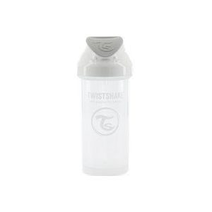 Twistshake Sippy Cup voor Baby's met Rietje - 360ml | Lekvrije Waterflessen voor Baby's | Antilekbeker voor Peuters | BPA-Vrije Rietjesbeker | Tuitbeker Trainen voor Kinderen | Wit