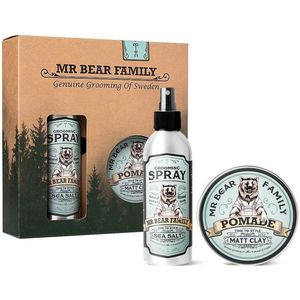 Mr Bear Family - Haarspray - 200 ml - Zout Water - Bijenwas - Carnaubawas