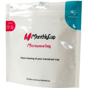 MonthlyCup - Magnetron Reinigingszak - Voor Menstruatiecup - Hittebestendig Kunststof