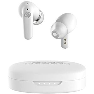 Urbanista Seoul Draadloze Oordopjes | Draadloze Oortjes met Microfoon | 70 ms Lage Latency Gaming Oordopjes | Bluetooth In-ear Hoofdtelefoon | Oplaadbare Oortjes | 32 Uur Speeltijd | Parelwit