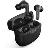 Urbanista Atlanta Hybrid Active Noise Cancelling Wireless Earbuds, Deep Bass Spatwaterbestendige Koptelefoon, Bluetooth Multipoint Oordopjes, Transparantie Modus, Draadloze Oplaadcase, Nachtzwart