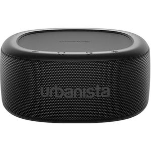 Urbanista Malibu Midnight Black Draagbare Bluetooth Luidspreker met Zonnecel (Werkt op batterijen), Bluetooth luidspreker, Zwart