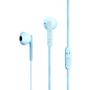 Urbanista Hoofdtelefoon met kabel, wirwarvrije USB C oproepbeheer met microfoon, USB type C hoofdtelefoon, bekabelde stereo-ingang, knop, San Francisco, blauw licht, in