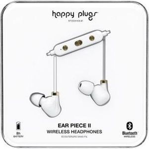 Happy Plugs - Ear Piece II - Oordopjes - Wit - Draadloos - In-ear