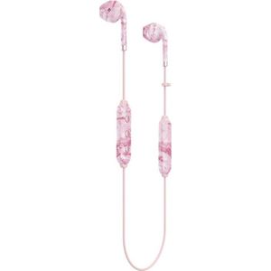 Happy Plugs Draadloze Hoofdtelefoon Earbud Plus II, Roze Marmer