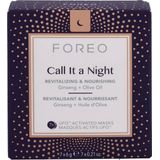 Foreo - Call It A Night - Gezichtsmasker - 7 Stuks - Ginseng en Olijfolie
