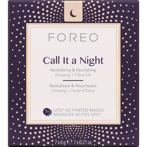 Foreo - Call It A Night - Gezichtsmasker - 7 Stuks - Ginseng en Olijfolie