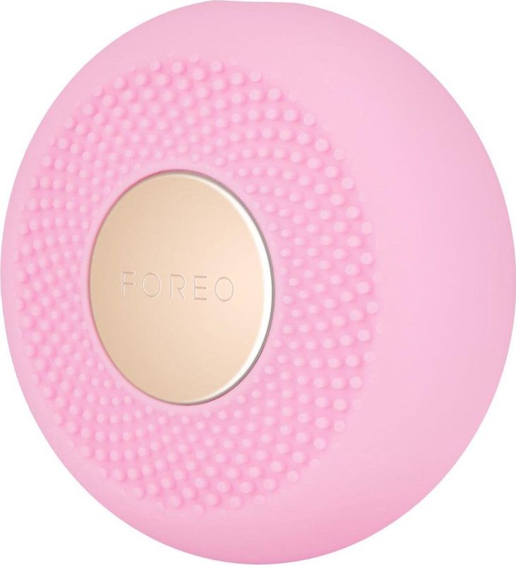 Foreo Ufo Mini Masque Led Visage, Soin Du Visage Par Luminothérapie Rouge, Soin Coréen, Thermothérapie, Cryothérapie, Massage Visage, Hydratant, Absorption Supérieure Soins De La Peau, Rose Perle